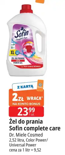 E.Leclerc Żel do prania universal Sofin Complete Care oferta