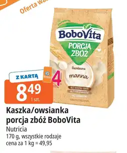 E.Leclerc Kaszka manna bezmleczna bez dodatku cukru Bobovita Porcja Zbóż oferta