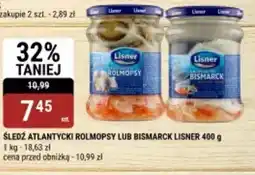 bi1 Śledź atlantycki rolmopsy lub bismarck lisner oferta