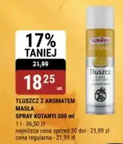 bi1 Tłuszcz z aromatem masła spray kotanyi oferta