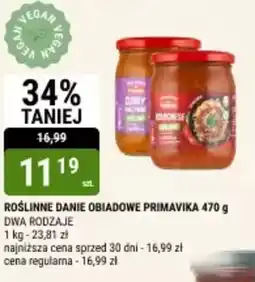 bi1 Roślinne danie obiadowe primavika oferta