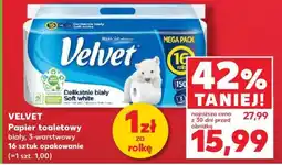Kaufland Velvet papier toaletowy oferta