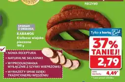 Kaufland KABANOS Kiełbasa wiejska pieczona 100 g oferta