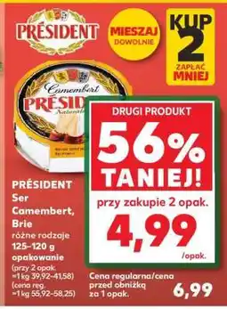 Kaufland PRÉSIDENT Ser Camembert, Brie oferta
