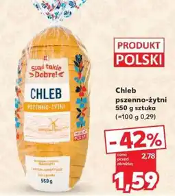 Kaufland Chleb pszenno-żytni 550 g sztuka oferta