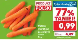 Kaufland Polska marchew ze skrzyni luzem 1 kg oferta