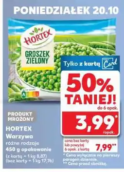 Kaufland HORTEX Warzywa różne rodzaje 450 g opakowanie oferta