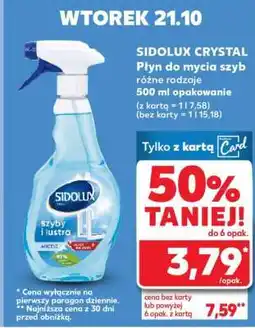 Kaufland SIDOLUX CRYSTAL Płyn do mycia szyb oferta