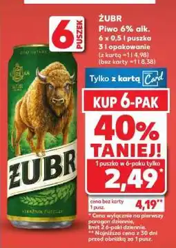 Kaufland Żubr oferta
