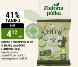 bi1 Chipsy z soczewicy oho! o smaku jalapeno i limonki oferta