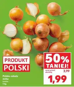 Kaufland Polska cebula żółta luzem 1 kg oferta