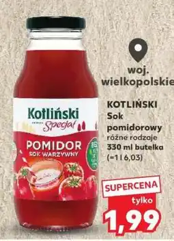 Kaufland KOTLIŃSKI Sok pomidorowy oferta