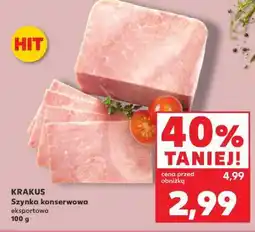 Kaufland KRAKUS Szynka konserwowa eksportowa 100 g oferta