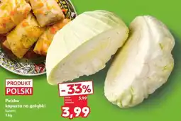 Kaufland Polska kapusta na gołąbki luzem 1 kg oferta