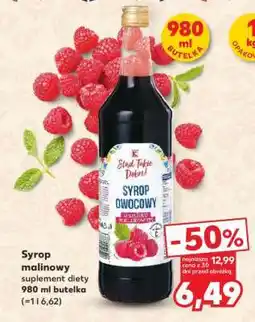Kaufland Syrop malinowy suplement diety 980 ml butelka oferta
