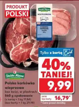Kaufland Polska karkówka wieprzowa oferta