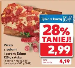 Kaufland Pizza z salami i serem Edam 120 g sztuka oferta