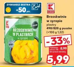 Kaufland Brzoskwinie w syropie oferta