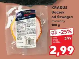 Kaufland KRAKUS Boczek od Szwagra rolowany 100 g oferta