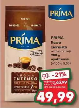 Kaufland PRIMA Kawa ziarnista oferta