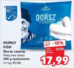 Kaufland Dorsz czarny filety bez skóry 450 g opakowanie oferta