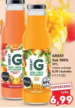 Kaufland GREAT Sok 100% oferta