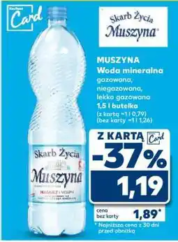Kaufland MUSZYNA Woda mineralna oferta