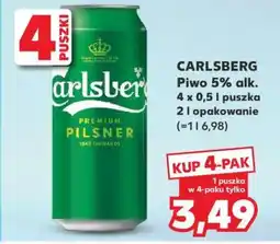 Kaufland CARLSBERG Piwo 5% alk oferta