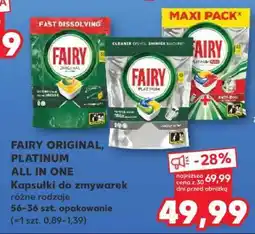 Kaufland FAIRY ORIGINAL, PLATINUM ALL IN ONE oferta