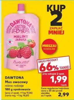 Kaufland DAWTONA Mus owocowy różne rodzaje oferta