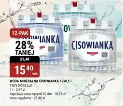 bi1 Woda mineralna cisowianka oferta