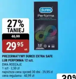 bi1 Prezerwatywy durex extra safe lub performa oferta