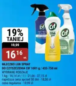 bi1 Mleczko lub spray do czyszczenia cif oferta
