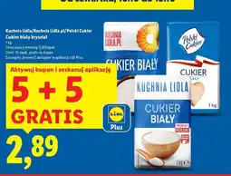Lidl Cukier biały Polski oferta