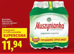 Lidl Woda niegazowana Muszynianka oferta