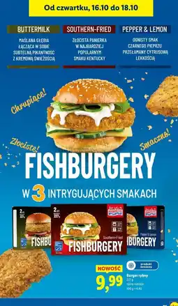 Lidl Fishburger pepper&lemon Abramczyk oferta