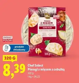 Lidl Pierogi z mięsem i smażoną cebulką Chef Select oferta