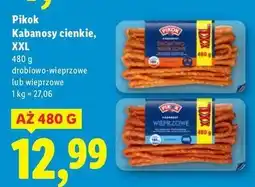 Lidl Kabanosy wieprzowe Pikok oferta