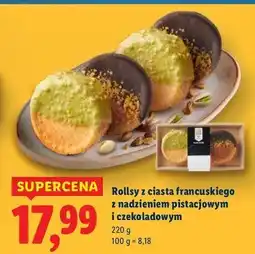 Lidl Rolls z ciasta francuskiego nadzieniem pistacjowym i czekoladowym oferta