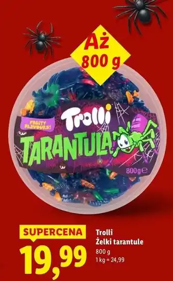 Lidl Żelki tarantula Trolli oferta