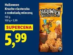 Lidl Ciastka kruche z czekoladą Halloween oferta