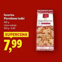 Lidl Piernikowe ludki Favorina oferta