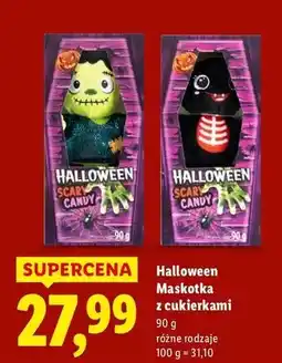 Lidl Maskotka halloween z cukierkami oferta