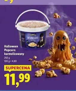 Lidl Popcorn karmelizowany Halloween oferta