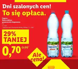 Lidl Woda gazowana Saguaro oferta