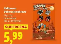 Lidl Dekoracje cukrowe potworne oczy Halloween oferta