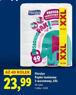 Lidl Papier toaletowy Floralys oferta