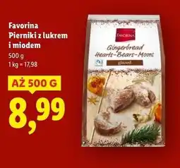 Lidl Pierniki glazurowane Favorina oferta