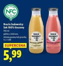 Lidl Sok jabłko z różową guawą Bracia Sadownicy oferta