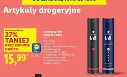 Lidl Lakier do włosów Taft Ultimate oferta